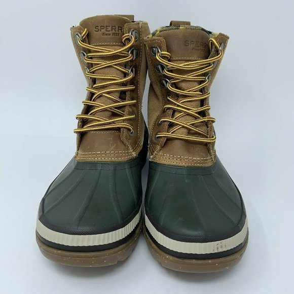 Sperry Top Sider Ice Bay STS20734 Olive Tan Duck 8 - Picture 2 of 11